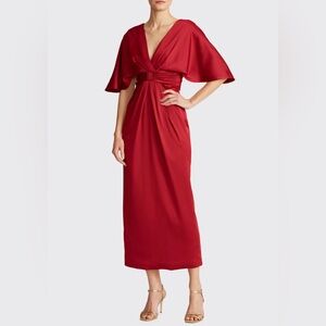 Theia Lucia Kimono Midi Dress